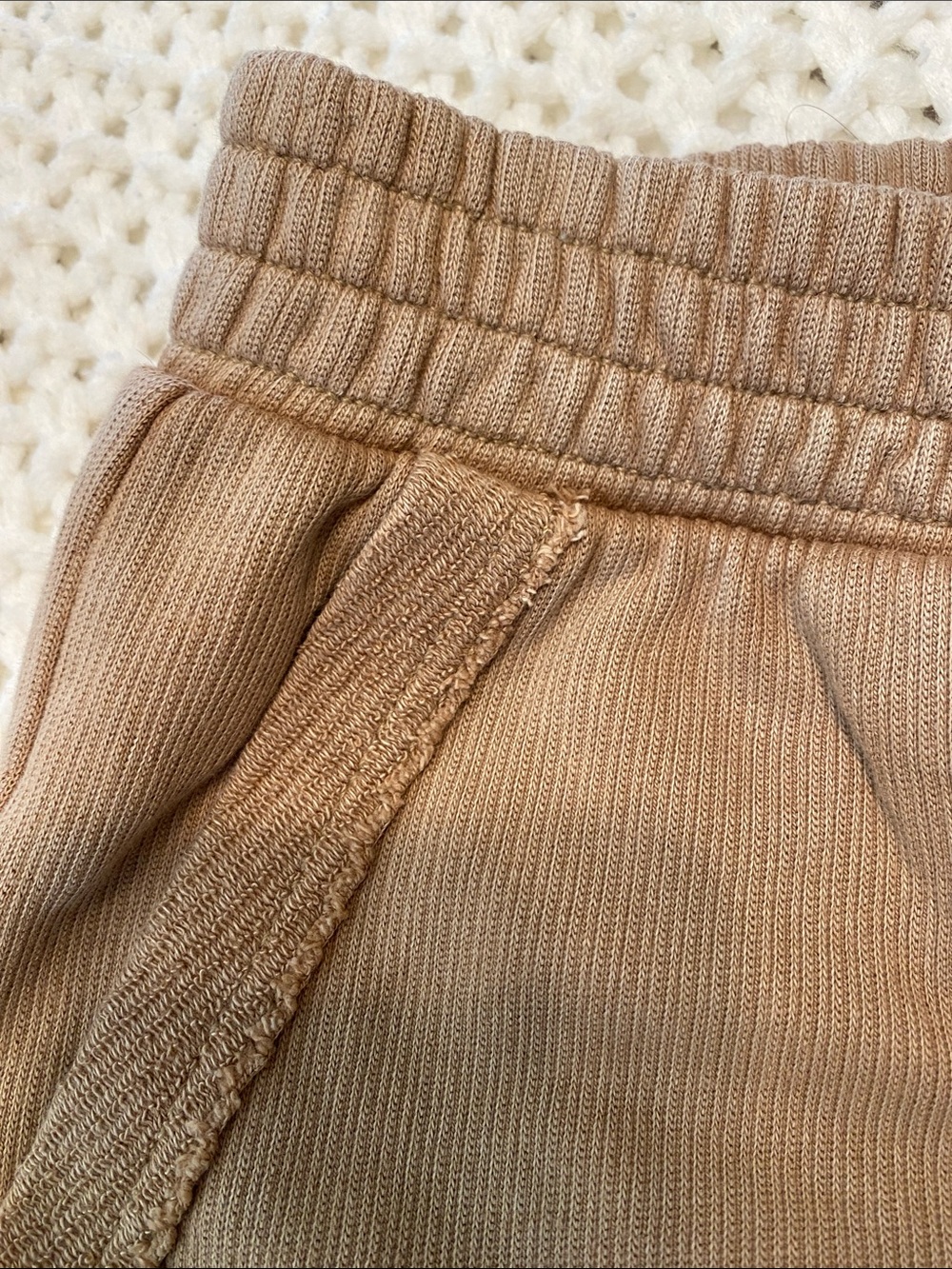 aerie Tan Wide-Leg Track Pants - Picture 8 of 11